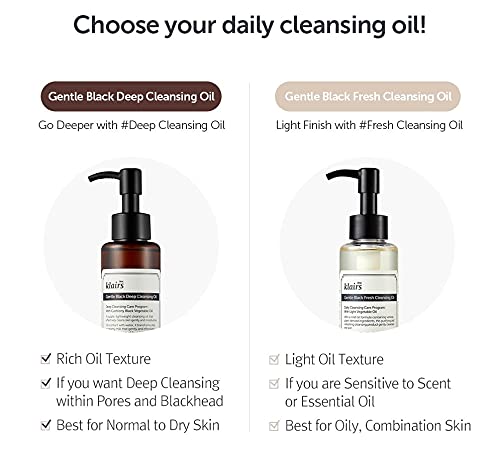 Dear Klairs Gentle Black Fresh Cleansing Oil 150ml