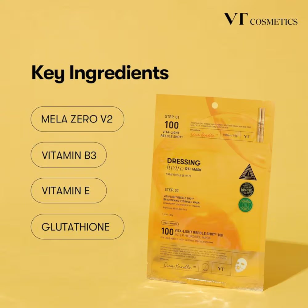 VT Cosmetics Vita Reedle Shot 100 2-Step Hydrogel Mask (33g)