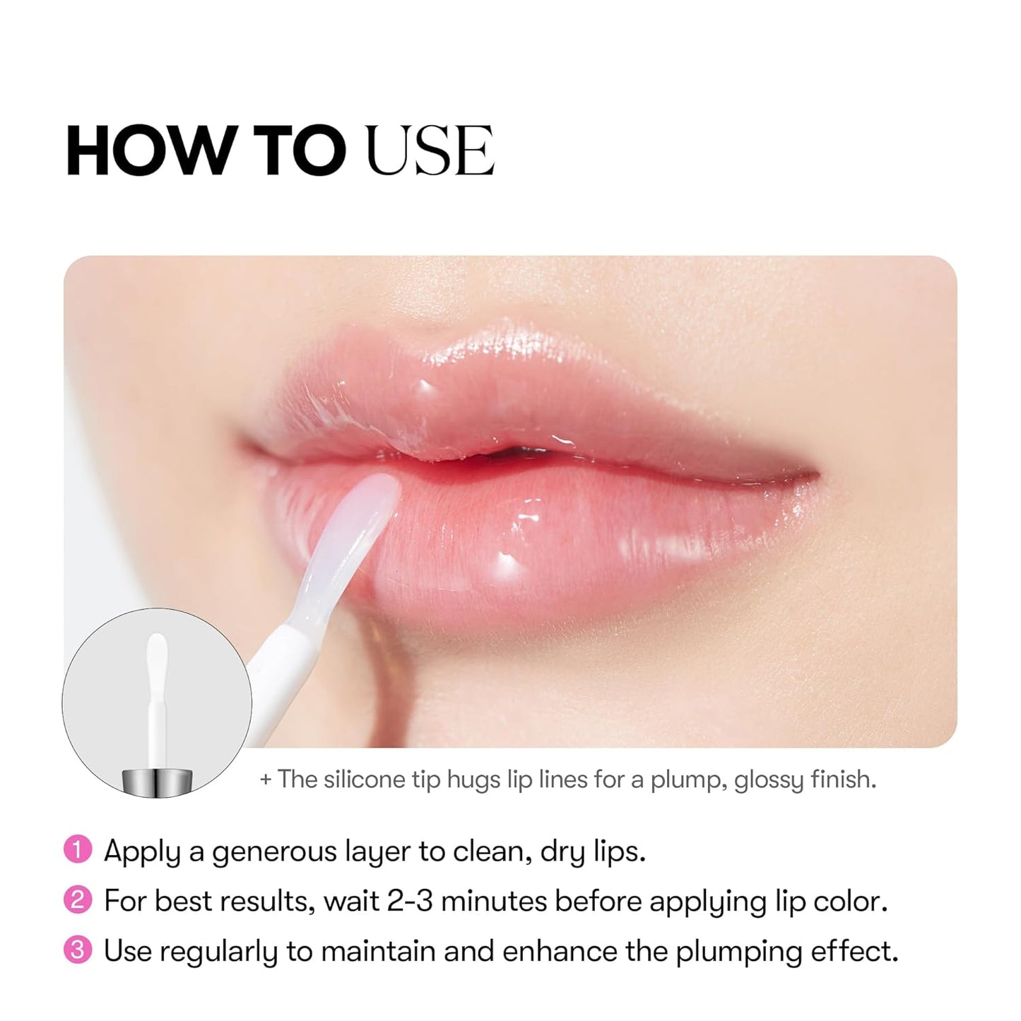 VTCOSMETICS Reedle Shot Lip Plumper, 0.15 oz (4.3 g), Moisturizing, Transparent, Lip Gloss, Fragrance-free, Korean Cosmetics (Beginner)