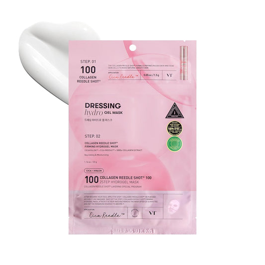 VT COSMETICS Collagen Reedle Shot 100 2-step Hydrogel Mask 33g