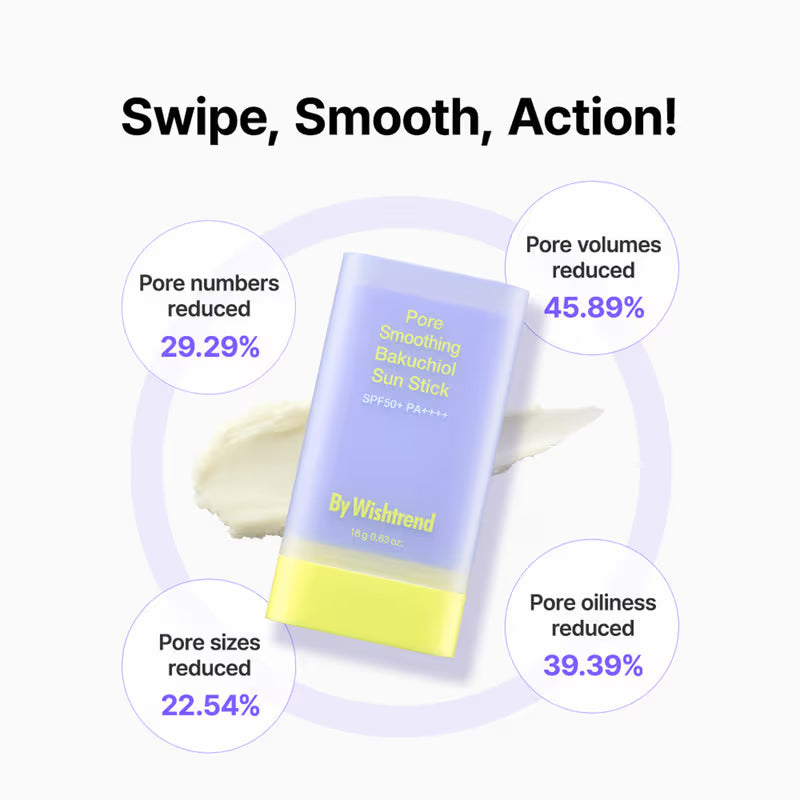 By Wishtrend Pore Smoothing Bakuchiol Sun Stick SPF 50+ PA++++ (18g)